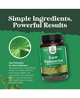 Nature's Craft Saw Palmetto Capsules, Advanced Hair Health and Urinary Support with Plant Sterols & Flavonoids, Nature's Craft, 200 ct