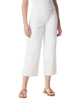 Gloria Vanderbilt Petite Shape-Effect Wide-Leg Crop Jeans