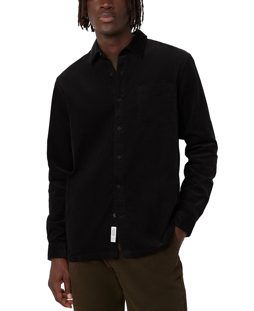 Frank And Oak Men's Relaxed-Fit Corduroy Shirt