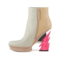 United Nude Womens Glam Square Boot