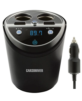 Cupholder Charging Station and Bluetooth Fm Transmitter