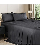 Rayon from Bamboo 4 Piece Deep Pocket Cooling Sheet Set