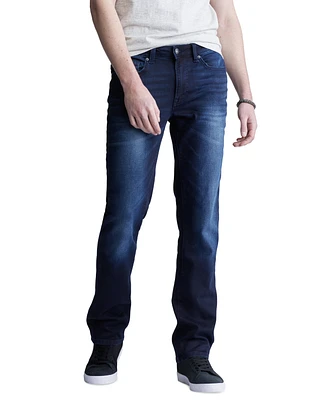 Men's Straight Six Five-Pocket Fleece Jeans