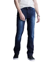 Men's Straight Six Five-Pocket Fleece Jeans