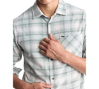 Men's Satro Classic-Fit Plaid Button-Down Corduroy Shirt