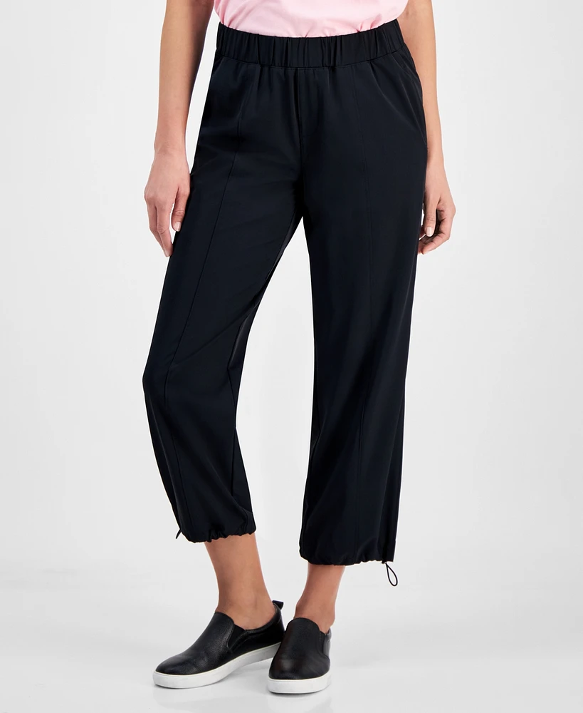 Style & Co Women's Pull-On Drawstring-Cuff Ankle Pants, Exclusively at Macy's