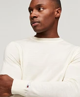 Tommy Hilfiger Men's Dress Casual Crewneck Fine Gauge Merino Wool Sweater
