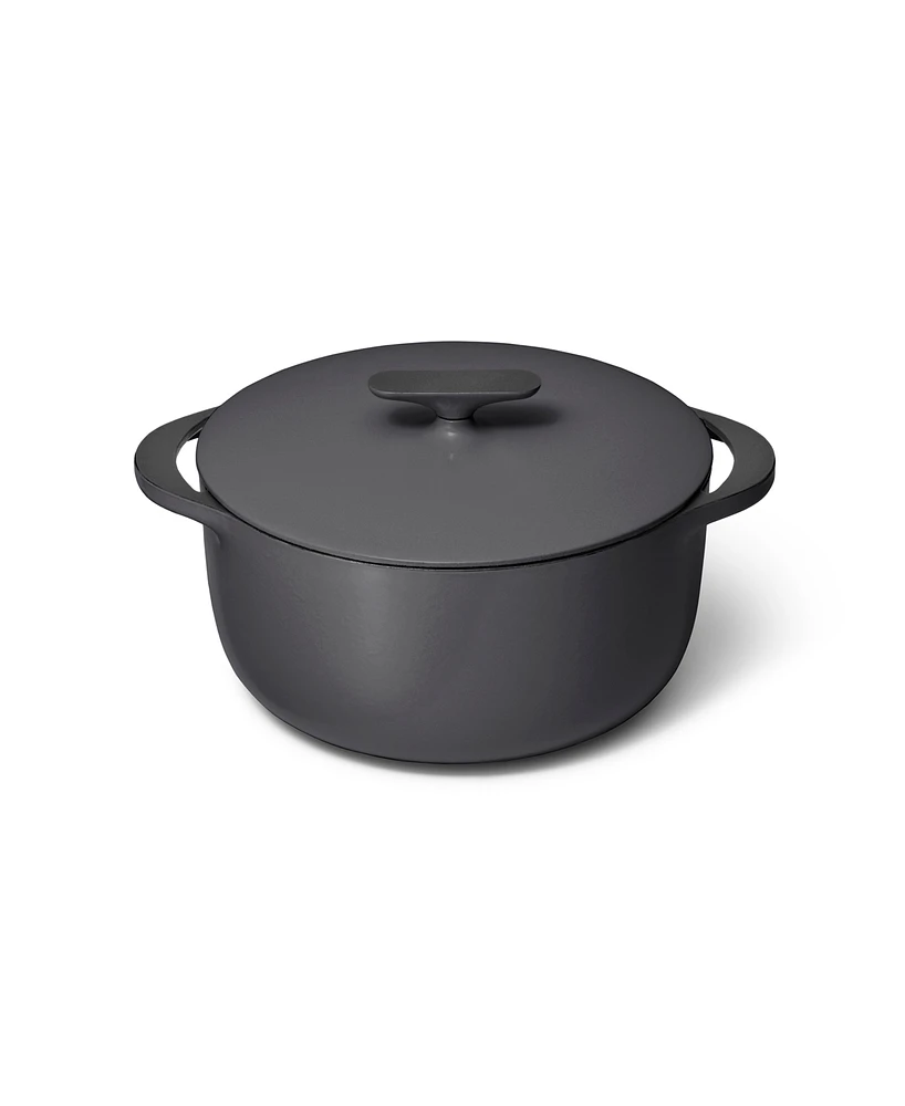 Caraway Cast Iron 6.5-Quart Dutch Oven with Flat Lid