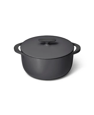 Caraway Cast Iron 6.5-Quart Dutch Oven with Flat Lid