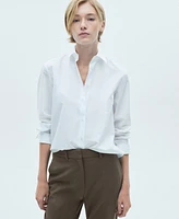 Mango Women's Pocket Flared Pants