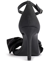 Karl Lagerfeld Paris Women's Kenz Bow Ankle Strap Dress Sandals