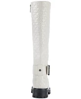 Karl Lagerfeld Paris Women's Meara 50/50 Almond Toe Band Boots