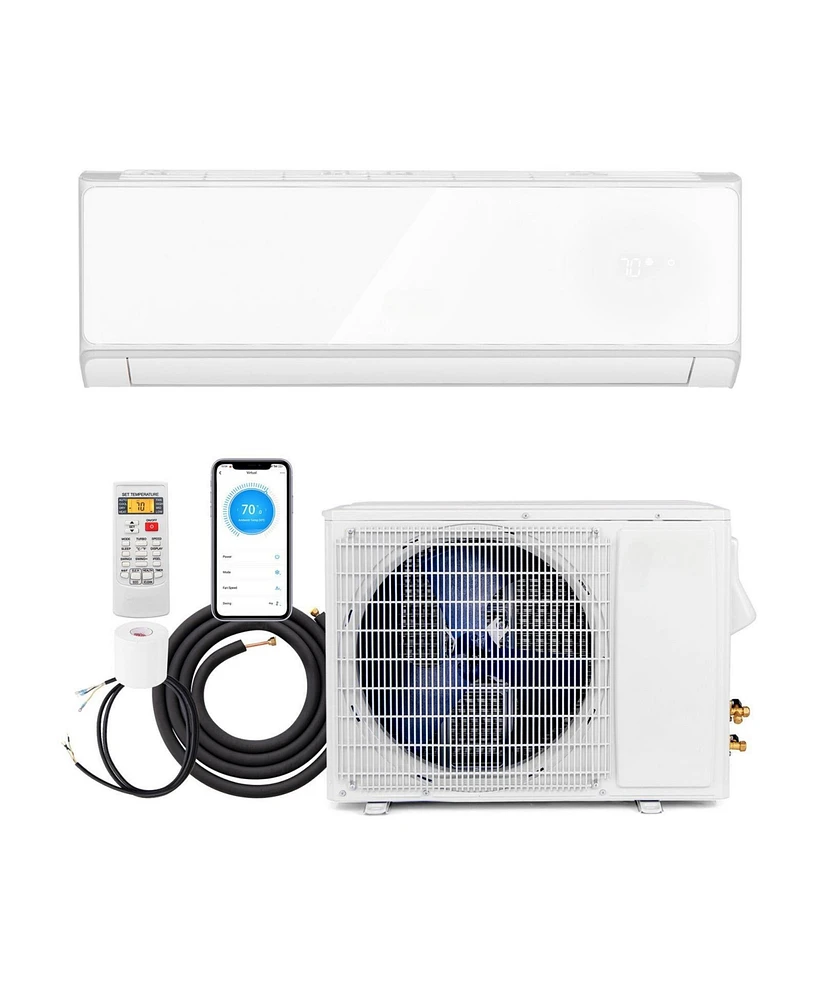 Gouun Energy Star Certified 17000 Btu 21 SEER2 208-230V Mini Split Air Conditioner and Heater Wifi Enabled