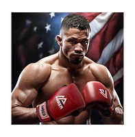 Amber Sports Renegade v1.0 Pro Hook & Loop Leather Boxing Gloves, Durable, Ideal for Sparring & Heavy Bags, Superior Shock Absorption & Ventilation, O