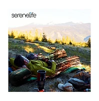 SereneLife Double Sleeping Bag with Two Pillows, Waterproof & Lightweight, Real Tree Print