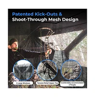 SereneLife Care Taker Ground Hunting Blind with Carrying Bag