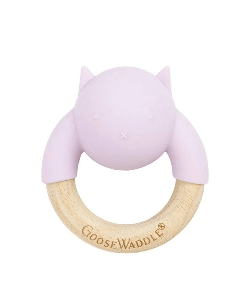 GooseWaddle Wooden & Silicone Teether