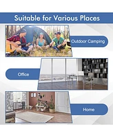 Gouun Portable Folding Bed with Memory Foam Mattress and Sturdy Metal Frame