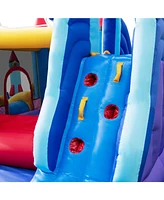 Gouun Rocket Theme Inflatable Water Slide Park