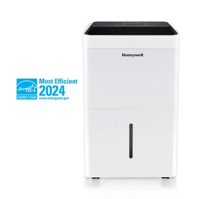 Honeywell 2024 New! 25-Pint Energy Star Dehumidifier for 1,500 Sq Ft – Laundry Mode, Auto-Comfort Mode & Thermal Overload Protection, TPFIT25WK