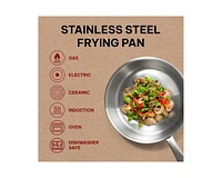 Alva Maestro Stainless Steel Frying Pan Skillet 9.5"