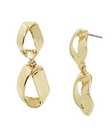 Robert Lee Morris Soho Sculptural Double Drop Earrings