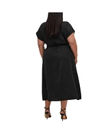 City Chic Plus Maya Midi Dress
