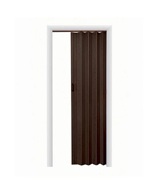 Ltl Home Products 36 x 80 Inch Plaza Espresso Vinyl Accordion Door with Hardware