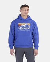 Marmot Men's Mountain Works Logo-Print Fleece Hoodie