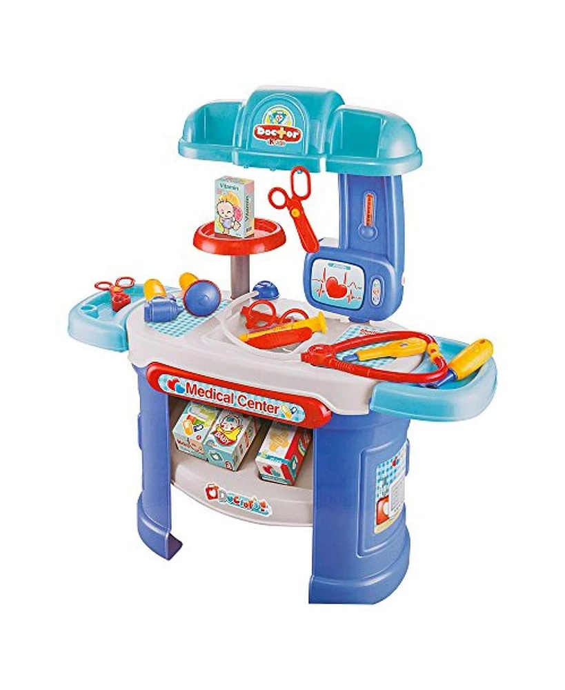 Slickblue Children's Pretend Medical Toy Doctor Kit Dentist Playset for Imaginative Play