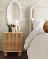 Tov Furniture 17" Rubberwood Nightstand