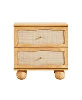 Tov Furniture 17" Wood Nightstand