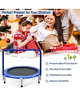 Gouun 36 Inch Kids Trampoline Mini Rebounder with Full Covered Handrail