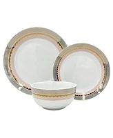 Darbie Angell Golden Charm 12 Pc. Dinnerware Set, Service for 4