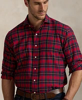 Polo Ralph Lauren Men's Big & Tall Plaid Twill Shirt