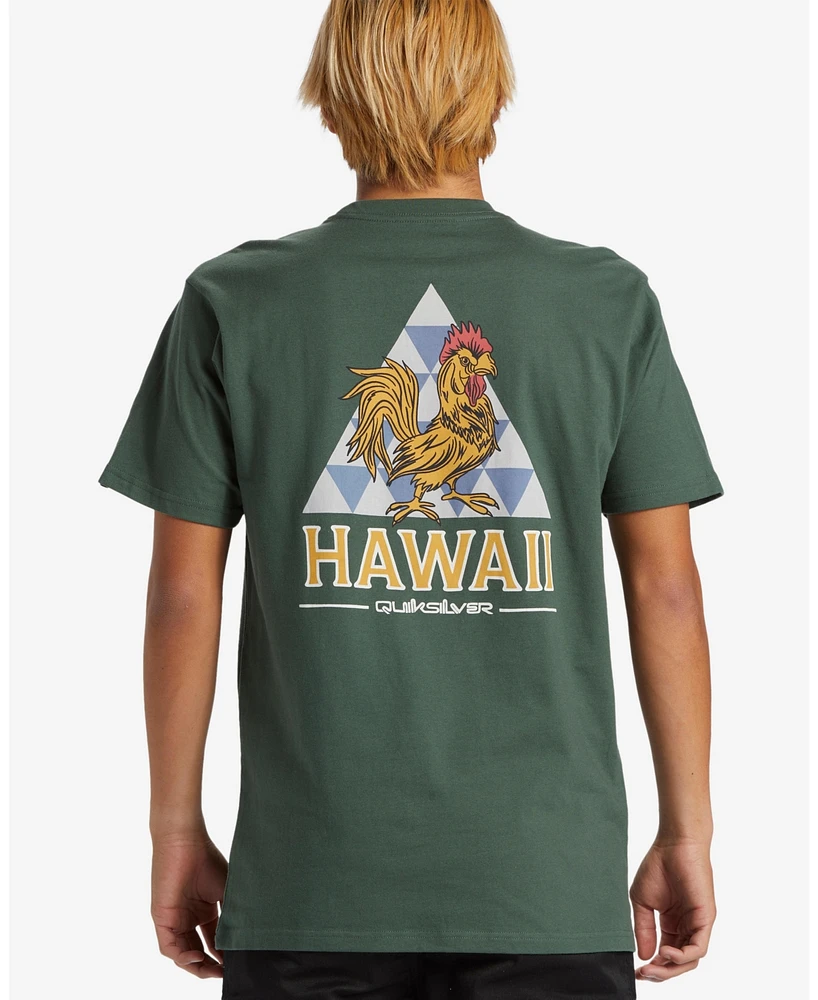 Quiksilver Men's Hawaii Regal Rooster Short Sleeve T-shirt