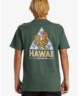 Quiksilver Men's Hawaii Regal Rooster Short Sleeve T-shirt