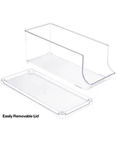 Sorbus Clear 10-Can Organizer with Lid (2 Pack)