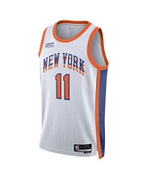 Nike Men's and Women's White Jalen Brunson New York Knicks 2024/25 City Edition Finished Swingman Jersey