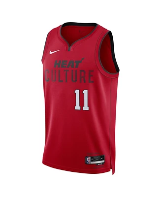 Nike Men's and Women's Red Jaime Jaquez Jr. Miami Heat 2024/25 City Edition Finished Swingman Jersey