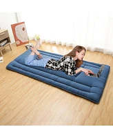 gaomon Japanese Floor Mattress Twin, Foldable Futon, Thick Sleeping Pad & Portable Camping Mattress, for Living Room Guest