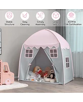 Gymax Kids Play Tent Girls Boys Princess Castle Portable Indoor Outdoor Playhouse