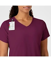 Wink Plus W123 Y-Neck Wrap Scrub Top