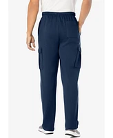 KingSize Men's Big & Tall Fleece Cargo Sweatpants