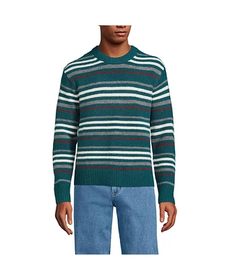 Lands' End Men's Long Sleeve Ultra Soft Oversized Crewneck Sweater