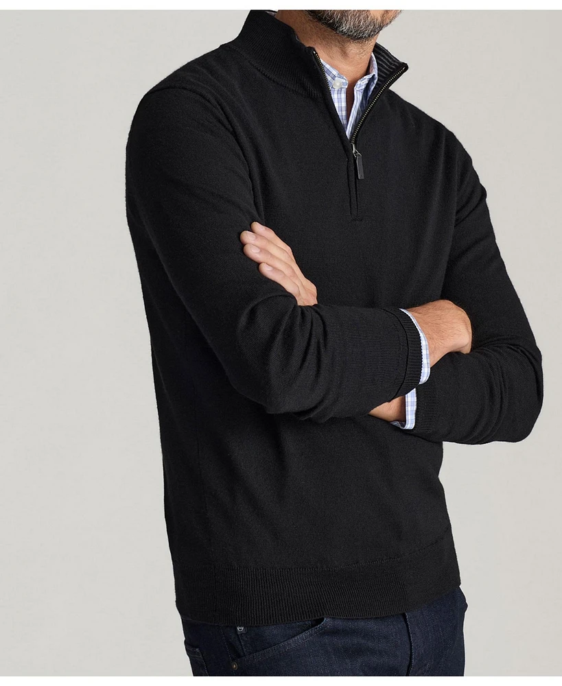 UNTUCKit Men's Wool Quarter Zip Belguardo Sweater