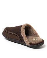 Dearfoams Men's Matthew Moccasin Toe Scuff House Slipper