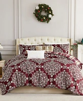 Southshore Fine Linens Christmas Carol 4-Pc. Holiday Comforter Set, Twin/Twin Xl