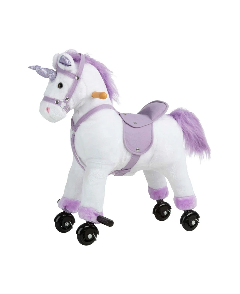 Happy Trails Ride on Horse Unicorn Plush Toy