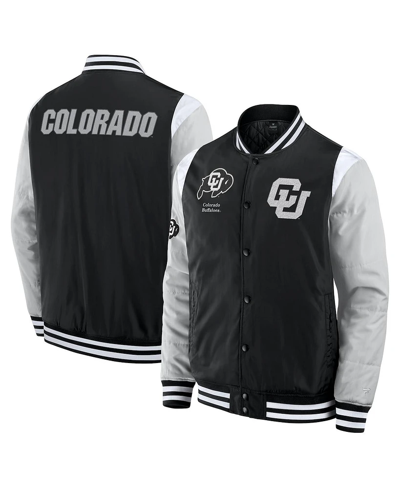 Fanatics Men's Black Colorado Buffaloes Elements Elite Full-Snap Jacket